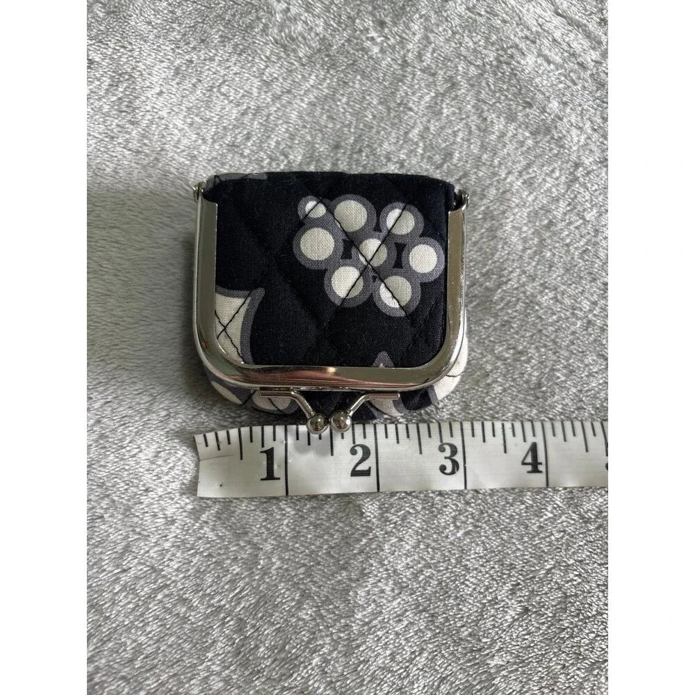 Vera Bradley retired night day contact lens case kiss lock pouch cosmetics Y2K